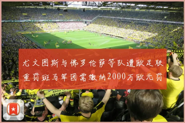尤文图斯与佛罗伦萨等队遭欧足联重罚斑马军团需缴纳2000万欧元罚款